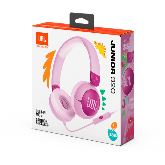 JBL Junior 320 - Purple - Wired on-ear kids headphones - Detailshot 15 image number null